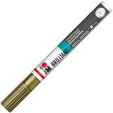 Marabu Briljante Schilder Pen (2-4mm Tip) - 084 Goud