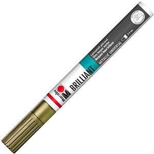 Marabu Briljante Schilder Pen (2-4mm Tip) - 084 Goud