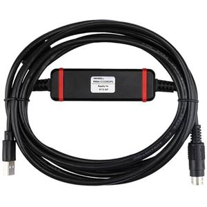 LMNCBVYA R88A-CCG002P2 Debug Cable for R88D and R7D-BP - High-Speed Data Download Cable - Black