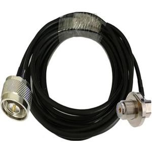 N Plug Male Naar Haakse UHF Vrouwelijke SO239 Connector Fit Fit Compatible Auto Mobiele Antenne RG58 Coax Kabel 3m 5m 10m 15m 20m (Size : 30m)