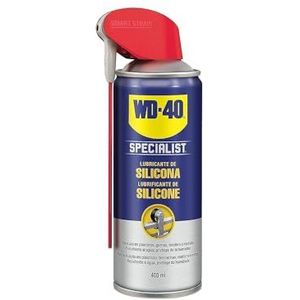 WD-40 Specialist Siliconen smeermiddel, hogedruk-formule, beschermt tegen vocht, voorkomt roest en corrosie, spuitfles van 360 graden, 400 ml