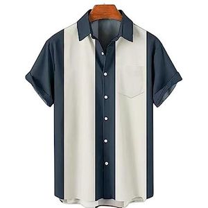 NOGRAX Mens t shirt Shirt Mens Summer Print Beach Short Sleeve Casual Comfortable And Breathable Shirt Male Holiday Tops-fvaf- blue Blue,m