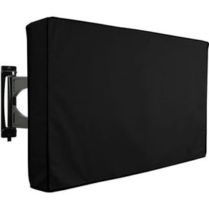 WLTYSM TV Cover Outdoor TV Scherm Stofkap Zwart Televisie Set Water Stofbestendig Bescherm Tas 24 ""38"" 42"" 48"" 52"" 65"" TV Display Protectors(55-58"")