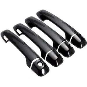 Glanzend Zwarte Auto-slimme Deurgreephoes Autobeschermfolie Accessoires Voor Lexus LX570 J200 LX450d 2016~2019 auto-onderdelen(Style 3)