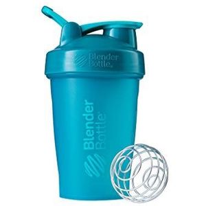 BlenderBottle Klassieke Shaker Fles Perfect voor Proteïne Shakes en Pre Workout, 20oz, Teal