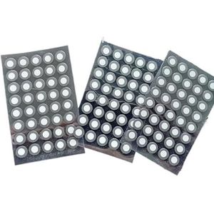 3D-scanmarkering, 3D -scanner Positioneringspunt Doelpunt Sikan Xianlin 3D Scanner Fluorescent Reflective Marking Point,voor 3D-scanner en optische tracking(Transparent inner6out10)