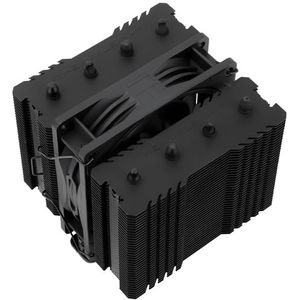 Thermalright Peerless Assassin 90 SE Zwarte CPU-koeler, 4 heatpipes CPU-luchtkoeler, Dual Towers en PWM-ventilator, met 2200 tpm Speed CPU-koeling, voor Intel LGA 1700|1851|1150|1151|1200; AMD:AM4|AM5