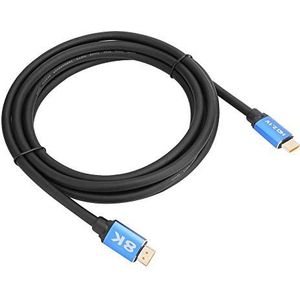 Glasvezel HDMI-kabels 300 cm, hoge snelheid 48 Gbps 8K videokabel, HDMI optische monitorkabel, videolijn PS3, voor PS4 Pro, voor Smart TV, voor Fire TV(Zwart)