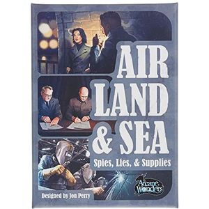 Arcane Wonders | Air Land & Sea: spionnen leugens en benodigdheden | Bordspel | Leeftijd 14+ | 2-4 spelers | 15-30 minuten speeltijd