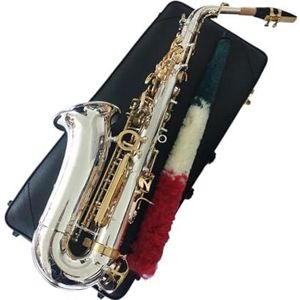 saxofoon kit Altsaxofoon Gold Key Professionele Super Play Sax Met Accessoires (Color : Gold)