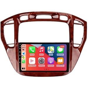 Android 13.0 Radio 2 Din Auto Stereo 9"" Touchscreen Autoradio Voor Toyota Highlander 2000-2007 met Bluetooth/wifi/GPS Navigatie/FM Radio/Stuurwielbediening/AHD Omgekeerd Beeld (Color : B, Size : M
