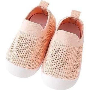 Babyschoenen Zomerbabywandelschoenen Zachte zool Ademend, antislip, holle mesh-schoenen for jongens en meisjes Sokken en schoenen (Color : Pink, Size : Inner length 13.5cm)