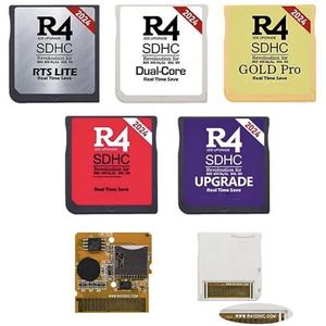 Jmndmi Flashcard gamekaart voor 3DS NDS-geheugenkaart voor videogames (Paars, 16 GB, Micro SD, USB, 30 dagen garantie)