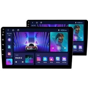 Carplay Android 9 10 Auto Multimedia Videospeler 2DIN Stereo Radio Compatibel for VW/Nissan/Hyundai/Kia/Hon-da(7M100S-10)