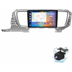 Android 13.0 2 Din Autoradio 10"" Touchscreen Auto Stereo Voor Buick Opel GL8 2014-2017 Met Draadloze Carplay Android Auto GPS Navigatie AHD Omgekeerd Beeld Stuurwielbediening(P6(6G+128G))
