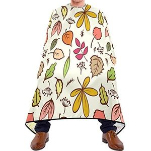 Kapper Cape 140x168cm, Herfst Bladeren Textuur Haar Cut Cape Grote Haar Styling Cape Unisex Professionele Salon Cape, Voor Volwassenen, Kapper, Mannen