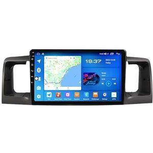 Android 11 Dubbel Din Stereo Auto Multimedia Radio Voor Toyota Corolla 2000-2004 9 Inch Dubbel Din Auto Stereo Head unit Ondersteuning 4G WIFI Bluetooth Stuurbediening Carplay(A200S 4G+WIFI 8-Core 2G
