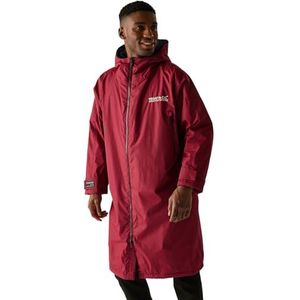 Regatta Heren Waterdichte Veranderende Badjas, Dark Maroon, XS/S