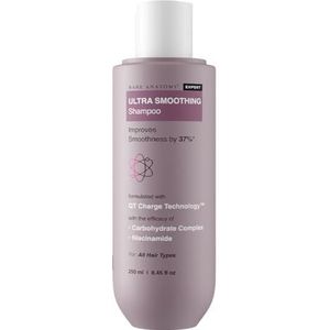 Bare Anatomy Ultra Smoothing Hair Shampoo | Restores Smoothing & Texture by 27% | Dry & Frizzy Hair | Paraben & Sulfate Free | For Women & Men | 250ml