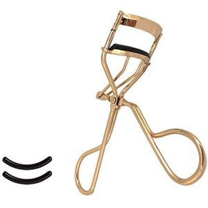 JOSALINAS Wimperkruller met 2 siliconen navulpads, goudkleurig