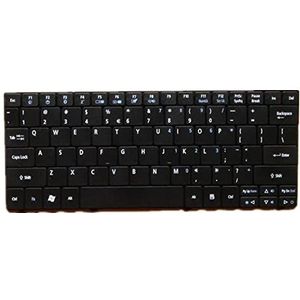 Laptop Toetsenbord Voor For ACER For One Z1402 Zwart Without Frame Uk United Kingdom Edition