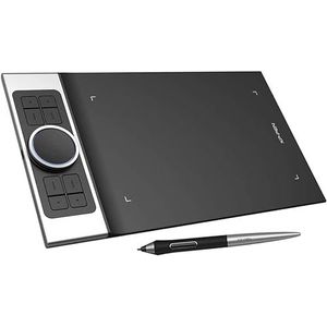 XP-PEN Deco PRO Grafische Tablet, Stylus Zonder Batterij 8.192 drukgevoeligheidsniveaus voor Het Tekenen en Bewerken van Foto's, Compatibel met Windows, Mac en Android