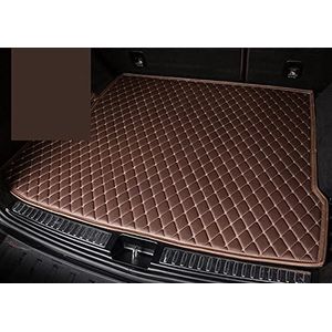 Kofferbakbeschermer Pad Kofferbak Mat Voor Bmw F01 7 Serie E65 E66 E68 F02 G11 G12 Auto Pu Lederen Interieur Accessoires (Color : Koffie)
