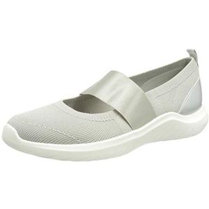 Clarks Nova Sol Sneakers voor dames, grijs, 38 EU