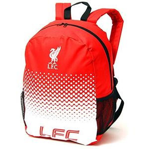 Sports Rucksacks Officiële Liverpool Football Crest (Premier League) rugzak voor school of werk, Rood en Wit, Rugzak