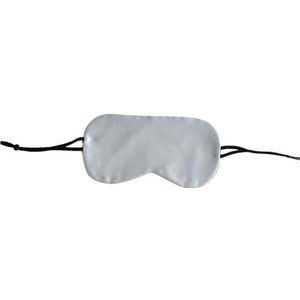 Summer Thin Eye Mask Adult Soft Blindfold Smooth Eyeshade for Sleeping Travel Yoga Elastische Band (Zilvergrijs, 1 stuk)