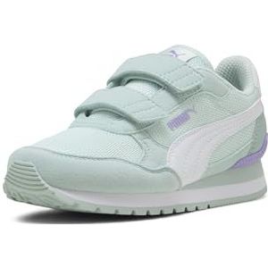 PUMA Unisex Unisex St Runner Hook and Loop sneakers, Peaceful Blue White-Modern Mint-Lavender Alert, Peaceful Blauw PUMA Wit Modern Mint Lavendel Alert, 17 EU
