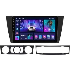 Android 12 Dubbele Din Autoradio Voor BMW E90 2005-2013 9 Inch Touchscreen Draadloze CarPlay Android Auto Met GPS Navigatie SWC DAB RDS Achteruitrijcamera + Spiegellink (Size : M500S - 8 Core 4+64G 4
