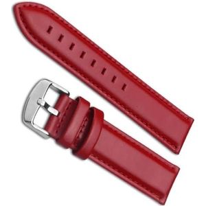 dayeer Horlogeband voor DW Horlogeband voor Daniel For Wellington Horlogeband met roségouden gesp (Color : Silver-red, Size : 17mm)