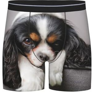 GRatka Boxer slips, heren onderbroek Boxer Shorts been Boxer Slip Grappige nieuwigheid ondergoed, Cavalier King Charles Spaniel Hond, zoals afgebeeld, XL