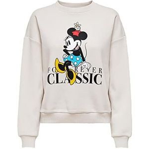 ONLY Dames Sweatshirt Disney, lichtgrijs, S