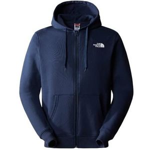 The North Face – Graphic Collection Full-Zip Fleece Hoodie Herr - Graphic Hoodie - Fleece Jumper - Activewear för män - SUMMIT NAVY, XL