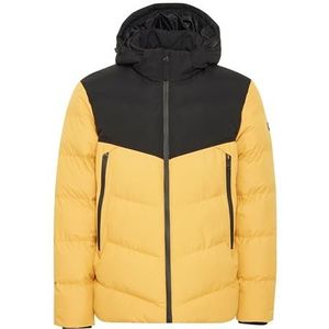 Blend BHOuterwear gewatteerde winterjas voor heren, jas met capuchon, elastiek, kinbescherming, zakken met ritssluiting, geribbelde manchetten, regular fit, Narcissus (160950), L