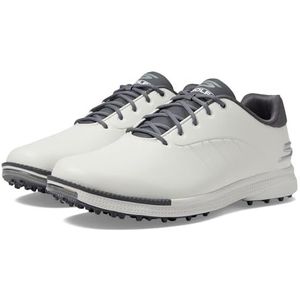 Skechers Tempo Spikeless Waterproof Lichtgewicht Golf Shoe Sneakers, natuurlijk grijs, 45.5 EU