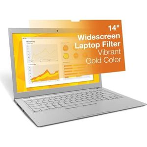 3M GF140W9E Privacy Filter voor 35,56 cm (14,0 inch) Full Screen Laptop Gold