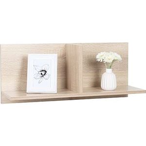 Wandplank 70 x 30 x 22 cm Hangende plank eiken Sonoma bruin – RICOO Floating shelf WM013-ES