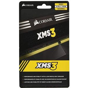 Corsair CMX16GX3M2A1600C11 XMS3 16 GB (2 x 8 GB) DDR3 1600 Mhz CL11 Prestaties Desktop Memory Kit