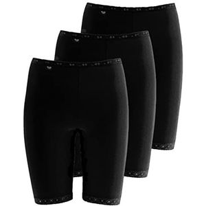 Sloggi Basic + lange broek voor dames, 3 x zwart, 42