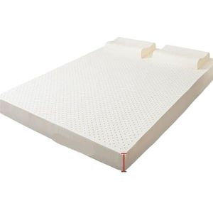 LPHFDCS Latex Matrastopper 99% natuurlijke latex ruwe matras 10 cm rubberen kussen om de wervelkolom te beschermen, eenpersoons, tweepersoons, huishoudelijke tatami-mat, latexmatras (dikte 10 cm, 90 x