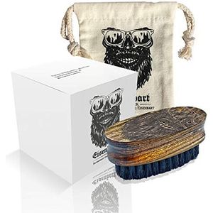 Eisenbart Baardborstel met wildzwijnharen, antistatische baardverzorging van sandelhout