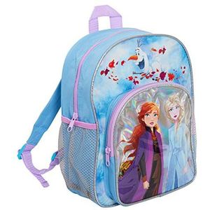 Disney® Officiële Frozen 2 rugzak voor meisjes met Elsa & Anna in de onbekende school kinderkamer reizen rugzak lunchtas, Blauw, Eén maat