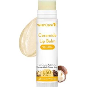 WishCare Ceramide Lippenbalsem met SPF50 PA+++ - Kojic Acid & Niacinamide - Voor Lippenverlichting & Bescherming 5gm