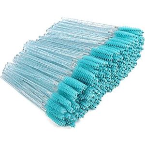300 STKS Mascara Wimper Wands Borstel voor Wimper Extension Wenkbrauw en Make-up Kleur Zwart