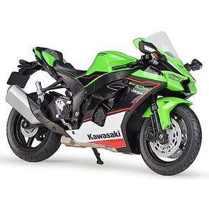 ZHjLut Voor Kawasaki Ninja ZX10R 2021 Motorfiets Modellen Legering Model Motor Fiets Miniatuur Race Speelgoed Voor Gift Collectie 1: 12 (Kleur: Groen)