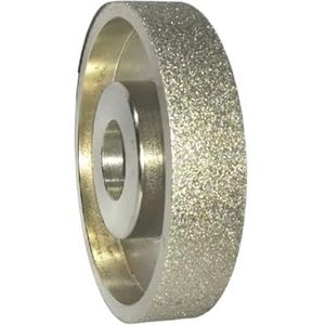 HQABCUTR Diameter 100 mm Dikte 20 mm Gat 10 mm Gegalvaniseerde diamant slijpschijf Metaal for wolfraamsteen Glas