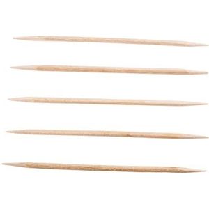 wisefood Tandenstokers van berkenhout, 6,5 cm, 1000 stuks, milieuvriendelijke en biologisch afbreekbare houten tandenstokers voor eenvoudige tandhygiëne (1.000 stuks)